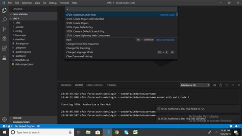 Sfdx Authorize Dev Hub