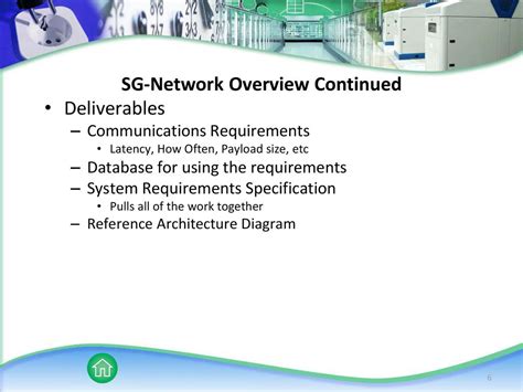Sg Network System Requirements Specification