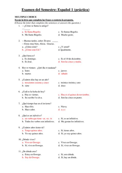 sgo sample elementary spanish