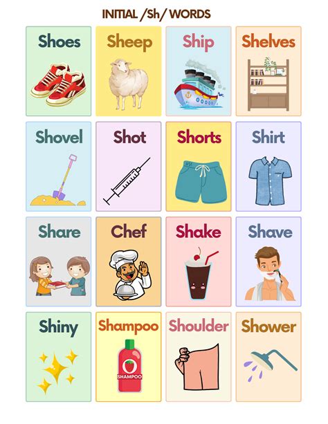 Sh Initial Words