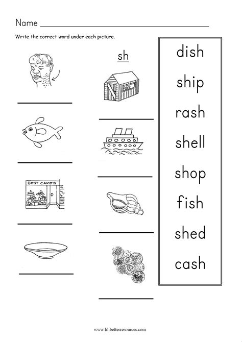 Sh Words Worksheet   Words That End In Sh Free Printable Worksheets - Sh Words Worksheet