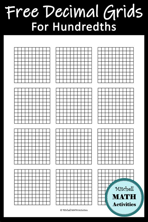 Shading Decimals On A Grid Worksheet   Simple Grids For Shading Percentages Teaching Resources - Shading Decimals On A Grid Worksheet