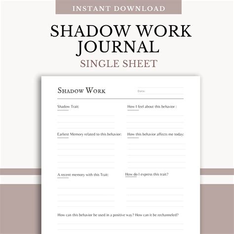 Shadow Work Journal