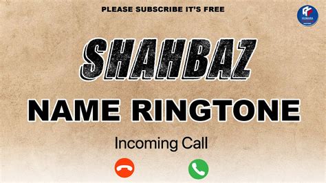 shahbaz ali name ringtone