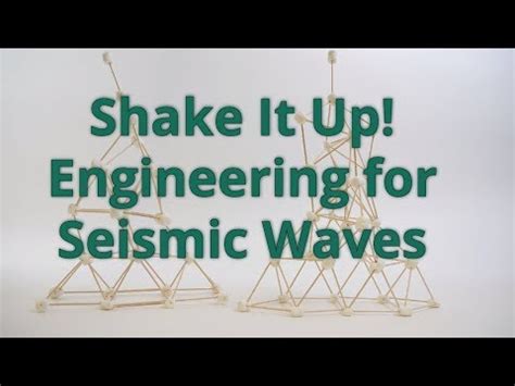 Shake It Up Engineering For Seismic Waves Activity Seismic Waves Worksheet Middle School - Seismic Waves Worksheet Middle School