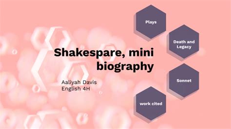 shakespare biography