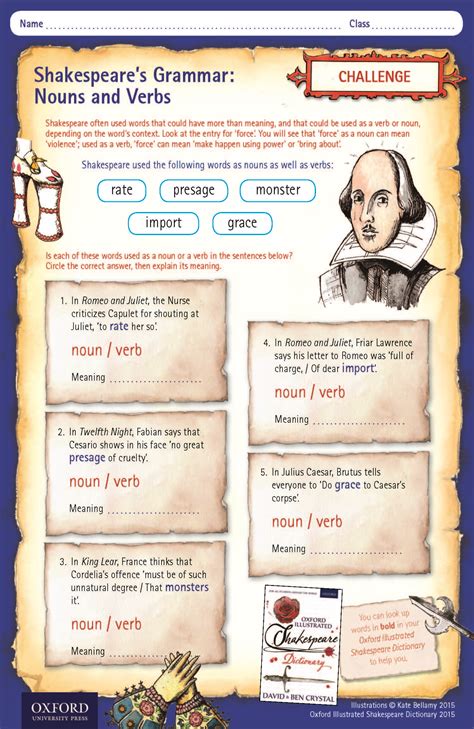Shakespeare Worksheets Shakespeare Activities Worksheets On William Shakespeare Worksheet - William Shakespeare Worksheet