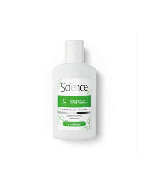 Shampoo Daily Bio Wash Nature Friendly Science Hair Science Shampoo - Science Shampoo