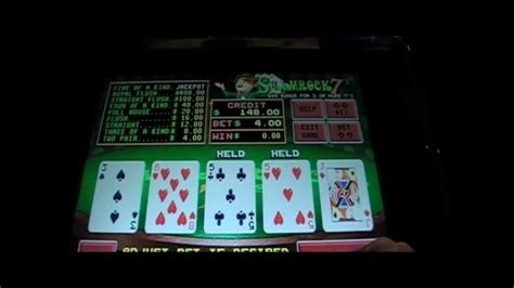 shamrock 7 s video poker online free