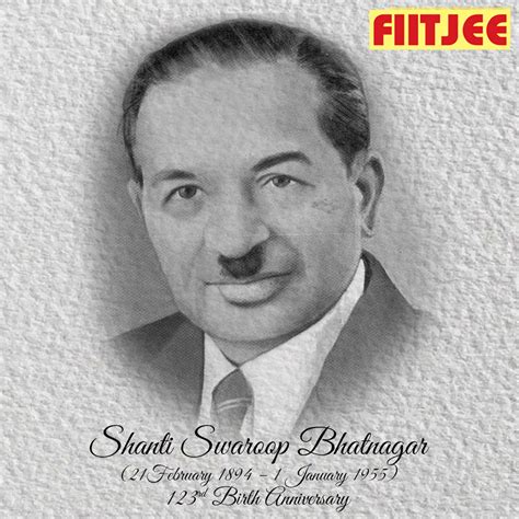 shanti swaroop bhatnagar biography examples