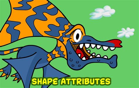 Shape Attributes Dino Soar Mindly Math Games For Shapes And Their Attributes - Shapes And Their Attributes