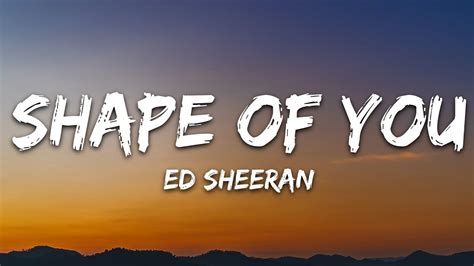 Shape Of U Lyrics