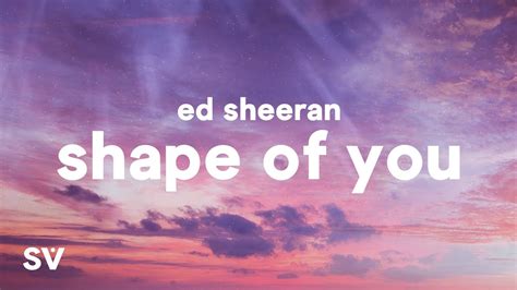 Shape Of U Song