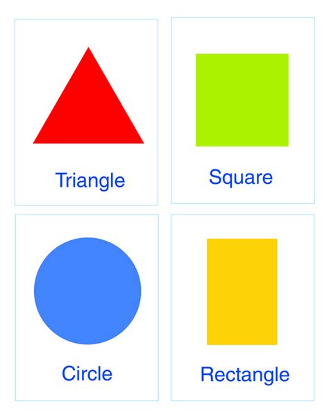 Shapes In English Circle Square Triangle And More Circle Square Triangle Rectangle Shapes - Circle Square Triangle Rectangle Shapes