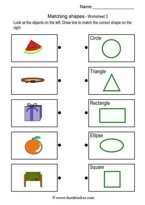 Shapes Of Real Objects Worksheets For Preschool And Shapes For Kindergarten Worksheets - Shapes For Kindergarten Worksheets