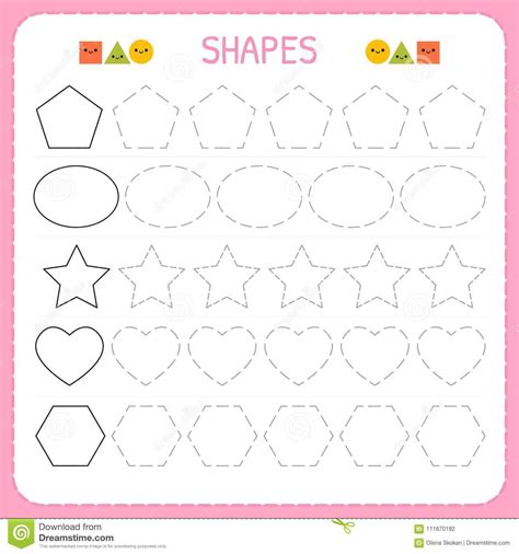 Shapes Worksheets For Kindergarten Excelguider Com Kindergarten Shapes Worksheets - Kindergarten Shapes Worksheets