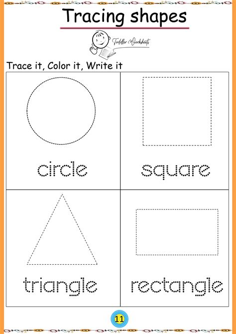 Shapes Worksheets Preschool Mom  Preschool Worksheet Squares - [preschool Worksheet Squares
