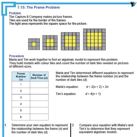Read Online Shapes Of Algebra Investigation 1 Answers 