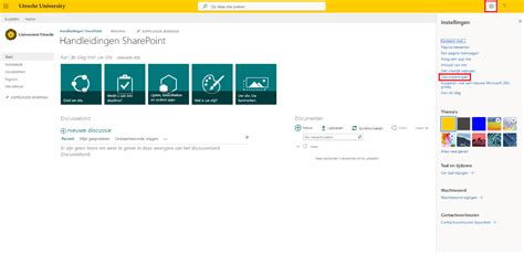 sharepoint UU Handleidingen