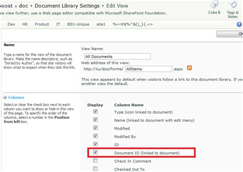 Read Online Sharepoint 2010 Document Id Column Missing 