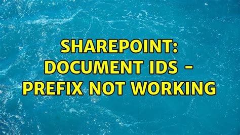Full Download Sharepoint Document Id Not Working 