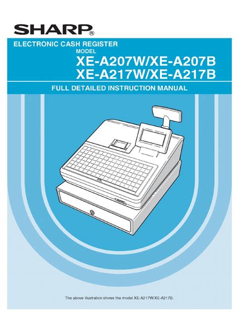 Sharp Xea207b Manual