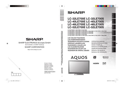 Read Sharp Aquos Service Manual 