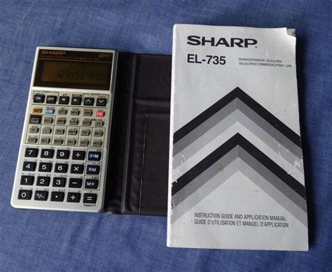 Read Sharp El 735 User Guide 