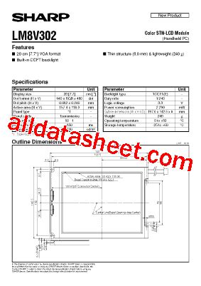 Read Sharp Lm8V302 User Guide 