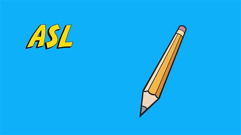 sharpener-pencil ASL - YouTube