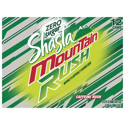 shasta mountain rush zero sugar
