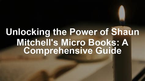Shaun Mitchell Micro Books
