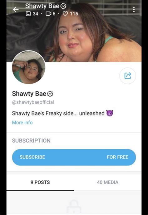 shawty bae onlyfans leaks