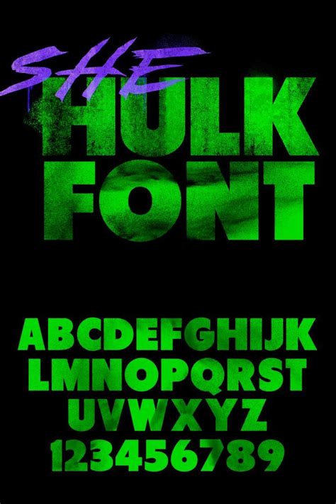 She hulk font