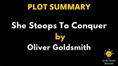 She Stoops To Conquer Plot Summary