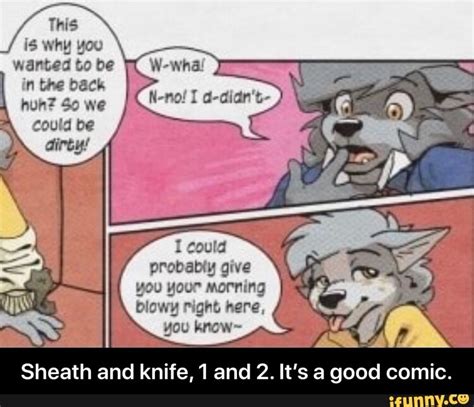 sheath and knife comic