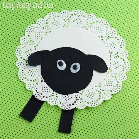 Sheep Card Craft For Kids Free Template Simple Sheep Template For Preschool - Sheep Template For Preschool
