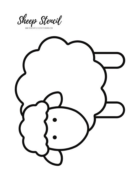Sheep Craft For Kids With Printable Template Fun Sheep Template For Preschool - Sheep Template For Preschool