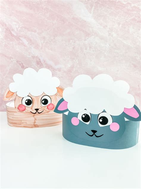 Sheep Headband Craft For Kids Free Template Simple Sheep Template For Preschool - Sheep Template For Preschool