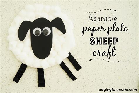 Sheep Paper Plate Craft Free Template Simple Everyday Sheep Template For Preschool - Sheep Template For Preschool