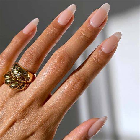 sheer nude nails