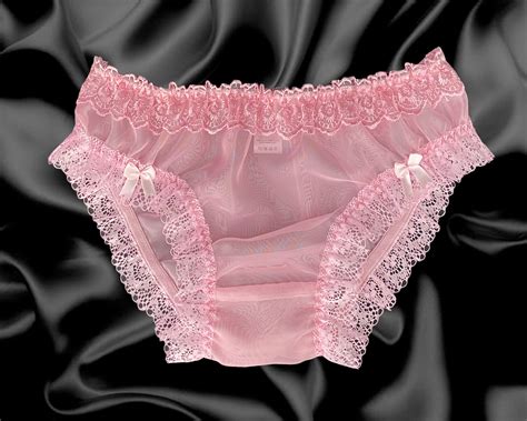 Sheer pink panties