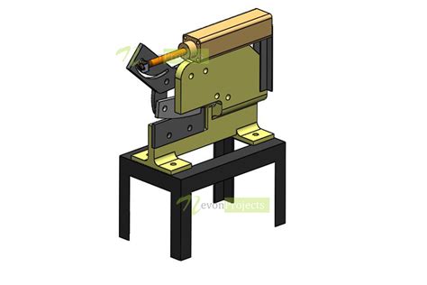 sheet metal cutting machine project