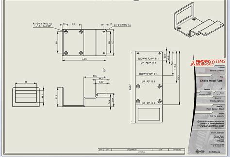 Sheet Metal Pattern Drafting