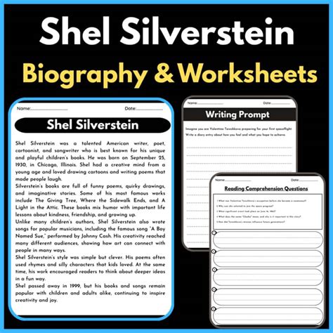 shel silverstein biography summary template