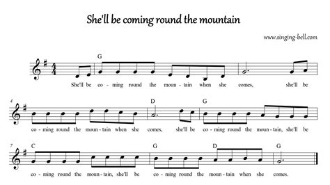 She'll Be Coming Round The Mountain Words