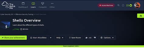 Shells Overview Tryhackme Walkthrough