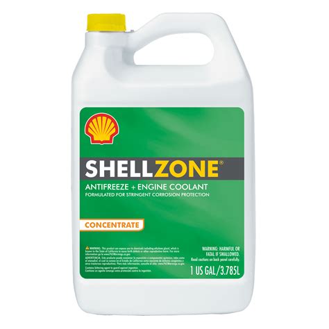 shellzone green antifreeze coolant msds