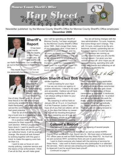 Full Download Sheriff S Report Monroe County 