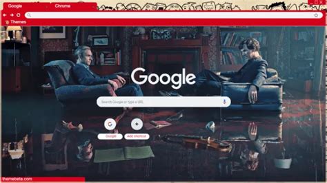 sherlock holmes biography from google chrome theme